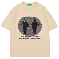 【New】ฤดูร้อนสั้นสำหรับผู้ชายเสื้อ Hip Hop พิมพ์กราฟิกตลก Oversize เสื้อ T Streetwear Harajuku Casual ฝ้าย Tops Tees Unisex