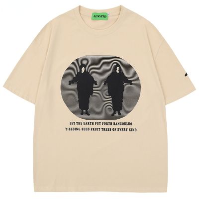 【New】ฤดูร้อนสั้นสำหรับผู้ชายเสื้อ Hip Hop พิมพ์กราฟิกตลก Oversize เสื้อ T Streetwear Harajuku Casual ฝ้าย Tops Tees Unisex