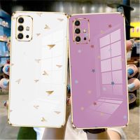 Silicone Phone Case for Motorola G60 G30 G22 Edge 20 Lite G31 G9 Play Plus One Fusion G8 Power Coloful Stars Golden Love Heart Phone Cases