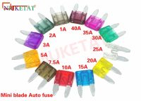 【DT】hot！ 120pcs/bag blade fuse Fuse Car kit Assortment 1A 5A 7.5A 10A 15A 20A 25A 30A 35A 40A each of 10pc