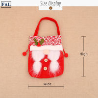 FAL Christmas Candy Bag Portable Drawstring Gift Bag Multipurpose Storage Bag For Carnival Masquerade Parties