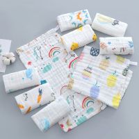 【jw】✟  6 Layer Baby Cotton Muslin Newborn Face Washcloth Hydrophilic Burp Cloths Kids Bebe Saliva Gauze Handkerchiefs