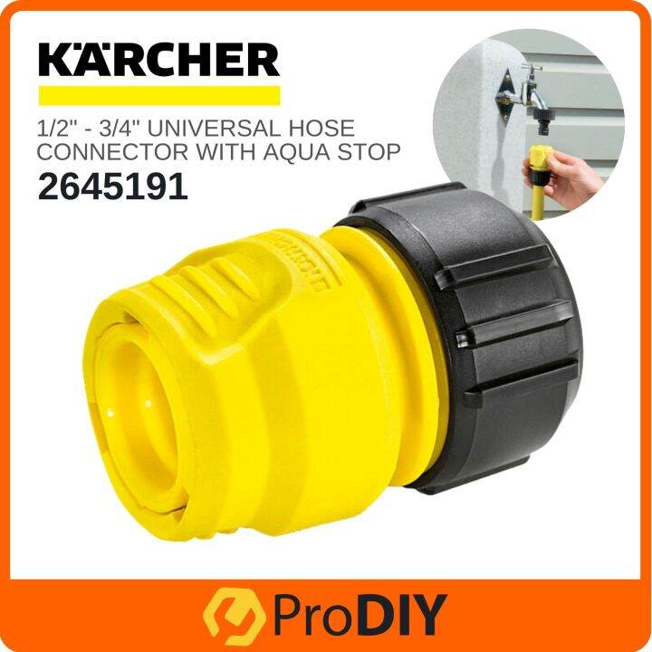 KARCHER 26451910 Universal Connector Used In 1/2" 5/8" 3/4" Hose