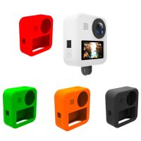 สำหรับ Gopro Max อุปกรณ์เสริมเคสยางนุ่มซิลิโคนซิลิกาเจลฝาปิดเลนส์ป้องกันที่อยู่อาศัยสำหรับ Go Pro 360กล้อง