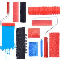 [Kiki tool store] Paint Roller Paint Roller Set With Frames For Painting Walls Wall Painting Supplies With Paint Roller Frame For Home Painting