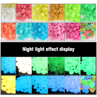 ?【Lowest price】WORE 10pcs Fluorescent Pebble Garden ถังปลาตกแต่งหินเรืองแสงแสง-emitting ประดิษฐ์กรวดสนามหญ้าสวนตกแต่งอุปกรณ์เสริม