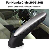 Limited Time Discounts Car Handle Grip Covers Parking Hand Brake Handle Sleeve Protector Interior Accessories For Honda For Civic 2006 2007 2008 -2011