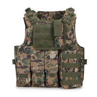 Military Gear Army Paintball Combat Protective Vest Outdoor Camouflage Tactical Vest For Hunting CS Wargame Body Armor