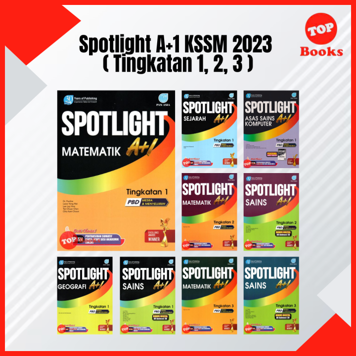 [TOPBOOKS Pan Asia] Buku Rujukan : Spotlight A+1 Tingkatan 1 2 3 KSSM ...