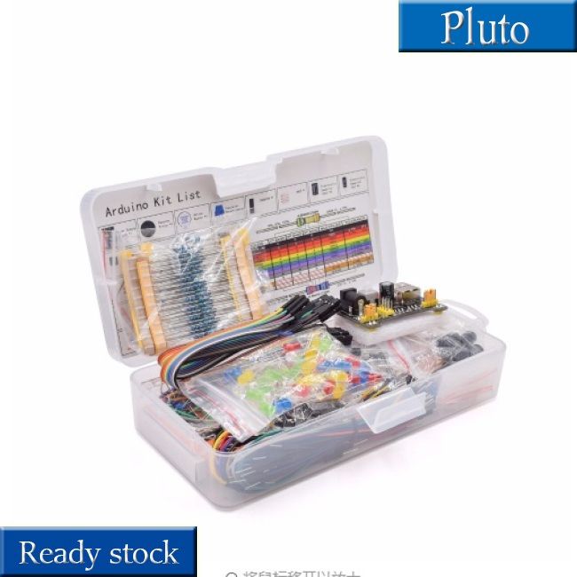 electronics-component-basic-starter-kit-with-830-tie-points-breadboard-cable-resistor-capacitor-led