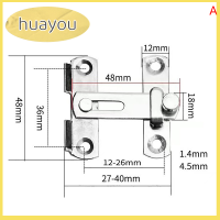 สลักล็อคบานพับเหล็กสแตนเลส Huayou สำหรับตู้เลื่อนประตูหน้าต่างอุปกรณ์ฮาร์ดแวร์ประตูบ้านระวังภัย