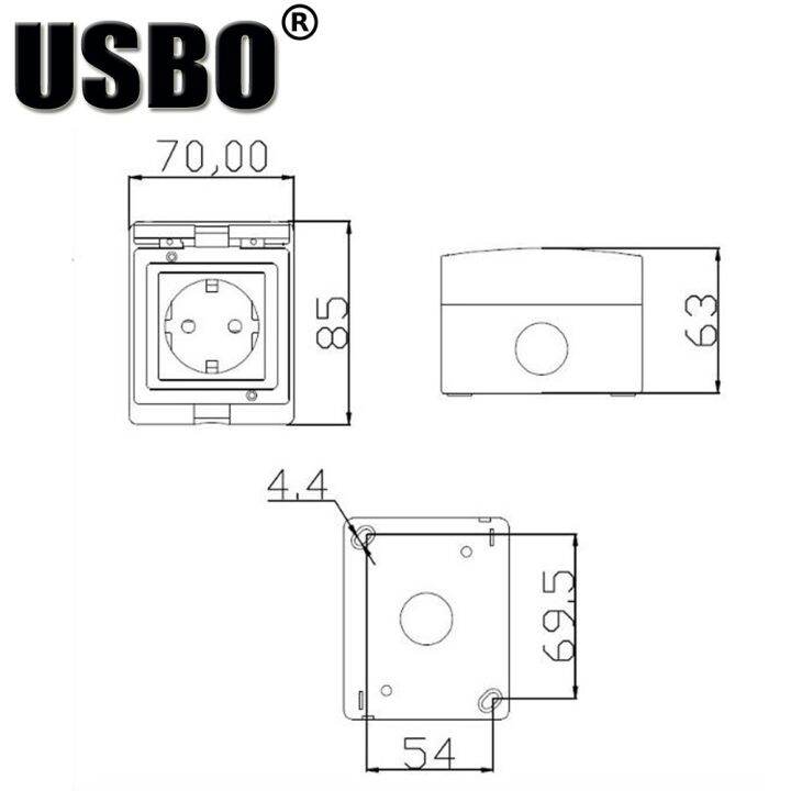 white-anti-uv-ip55-10a-16a-250v-outdoor-household-socket-us-au-uk-eu-frence-germany-africa-electrical-ac-power-waterproof-socket