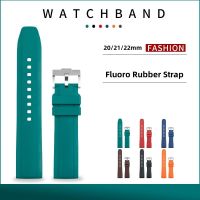 19/20/21/22mm Soft Watch Belt High Quality Fluoro Rubber Watchband For Omega/Breitling/Tudor/Rolex/IWC/Tissot Strap Pin Buckle