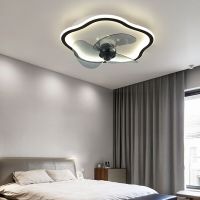 110V/220V Ceiling Fan Light Led Invisible Bedroom Childrens Modern Living Room Indoor Decorative Lighting With Remote Control Exhaust Fans