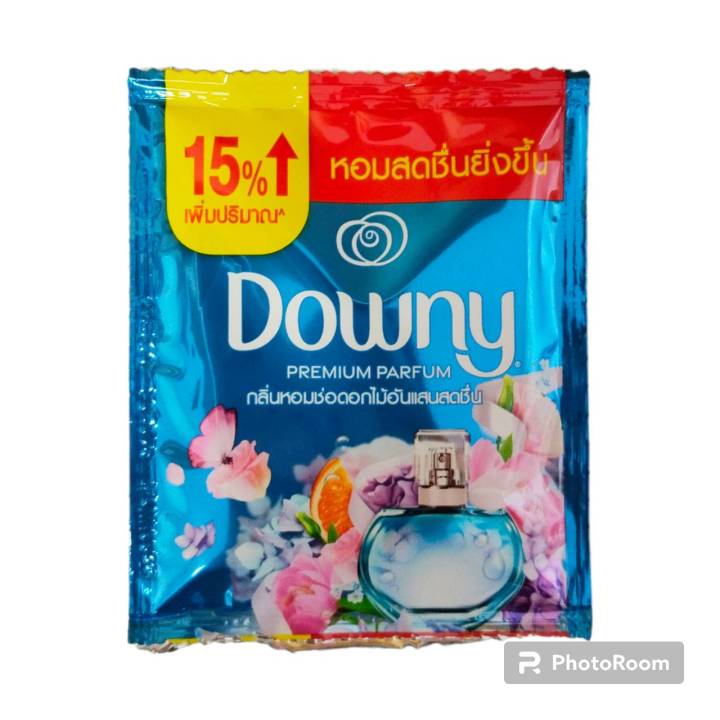 แพ็ค-24-ซอง-23มล-1ซอง-ดาวน์นี่-กลิ่นหอมช่อดอกไม้อันแสนสดชื่น-ผลิตภัณฑ์ปรับผ้านุ่ม-สูตรเข้มข้นพิเศษ-downy-premium-parfum