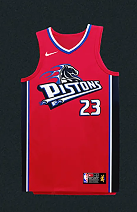 FREE CUSTOMIZE OF NAME AND NUMBER ONLY DETROIT PISTONS 04 full ...