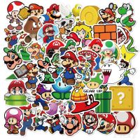 ⊕№┇ ❉ Super Mario Bros. - Series 01 Mario Luigi Yoshi Stickers ❉ 50Pcs/Set Anime Games Mixed Luggage Laptop Skateboard Doodle Stickers