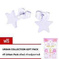 Tips Gallery Princess Collection ต่างหู STAINLESS STEEL 316L สตัด   Minimalist Star TES338UR