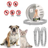 ZZOOI Retractable Deworming Dog Cat Collar Anti Flea Ticks Prevention Mosquitoes Repellent Collar for Cat Dog Pet Products