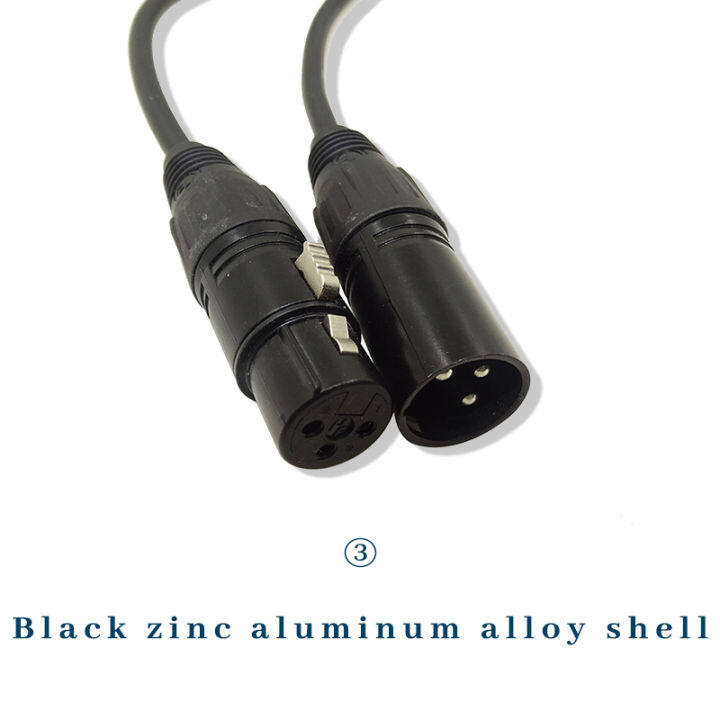 5ชิ้นล็อต-dmx-สายเวทีแสงคอนโซล-connectioner-1เมตร2เมตร3เมตร4เมตร5เมตร10เมตร15เมตร20เมตรสายสัญญาณขาสัญญาณการเชื่อมต่อเวทีแสง