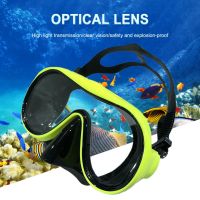 Scuba Diving Glasses Mask Professional Swimming Goggles Snorkeling Mask Gear Adjustable Anti Fog Swimming Equipment for Adult