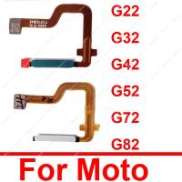 ปุ่ม Home เซ็นเซอร์ลายนิ้วมือ Flex Cable สำหรับ Motorola Moto G22 G32 G42 G52 G72 G82 Home Touch ID Sensor Flex Ribbon Repair Part-DFGN STORE