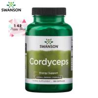 ตังถั่งเช่า Swanson Premium Cordyceps Sinensis Mushroom 600 mg 120 Capsules