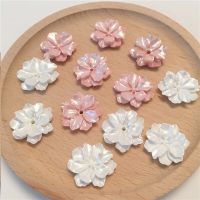 5pcs Cute 25mm Pink White Camellia Flower Resin Flatback Cabochon Bead Diy Craft Earring Charms Findings Handmade Jewelry Making DIY accessories and o