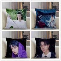 [HOT LZLLZKLKLWGH 559] Musife Custom YiBo Wang ปลอกหมอนตกแต่งบ้าน45X45ซม. ซิปปลอกหมอนสแควร์โยนหมอน Drop Shipping