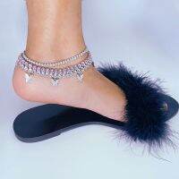 【cw】 UPGO New Beach Foot Jewelry Fashion Anklets Boho Pendant Anklet ！