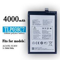 แบตเตอรี่?สำหรับ Alcatel 3X 2019 5060d 5048Y 5048A (TLP038C7) แบตเตอรี่ความจุ 4000mAh มีการรับประกันคุณภาพ