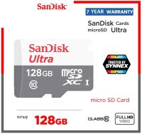 [แท้][ประกันSynnex] Sandisk 128GB Micro SD Ultra Class 10 100MB/s Memory Card