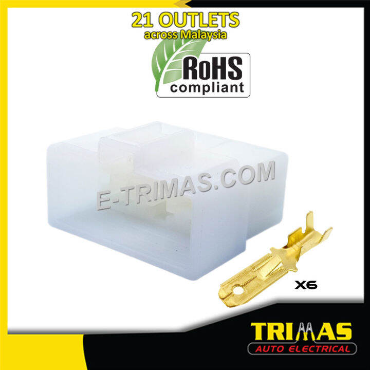 TRIMAS Original Hong Xuan 6 Way Male Car Electrical Terminal Block