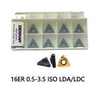 Yingke 16er 1.5 Iso 10ชิ้น16er 0.5 0.75 1 1.25 1.5 1.75 2 2.5 3 3.5 Iso Lda Ldc ใส่คาร์ไบด์เคลือบ Cvd เหล็กตัด Deskar