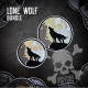 ตัวรีดติดเสื้อ ตัวรีดลายปัก อาร์มปัก Lone Wolf Patch Bundle