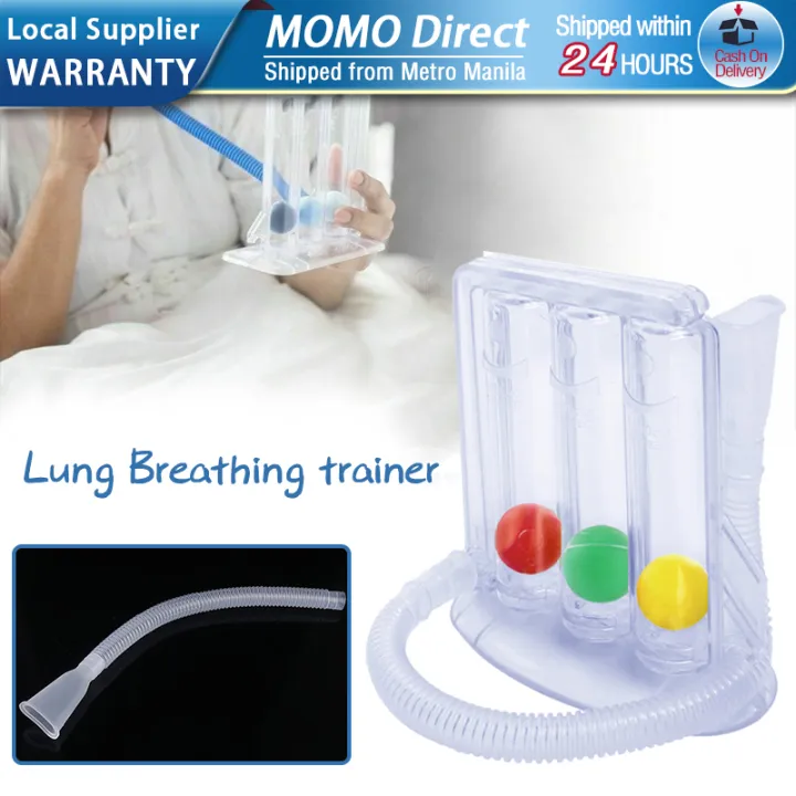 3 Balls Breathing Exerciser Lung Function Improvement Trainer ...