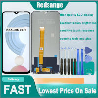 Redsange Origina หน้าจอ LCD 6.5นิ้วสำหรับ Realme C21Y/C25Y สัมผัสหน้าจอ LCD หน้าจอดิจิตอลแทนการประกอบสำหรับ Realme C21Y C25Y RMX3261 RMX3263 RMX3265หน้าจอ LCD RMX3269