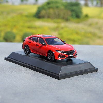 1/43 Scale 2020 Hatchback Honda Civic Simulation Car Model Metal Diecast Toy Alloy Vehicle For Collectible Display Collection