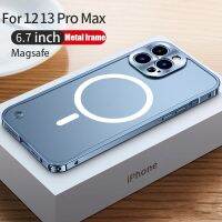 [Chaoke digital branch] ใหม่เคส iPhone 12 13 14 Pro Max หรูหรากรอบแม่พิมพ์ทำขนมเคสโทรศัพท์ผิวเกล็ดน้ำแข็งรองรับการชาร์จไร้สายแม่เหล็ก Magsafe