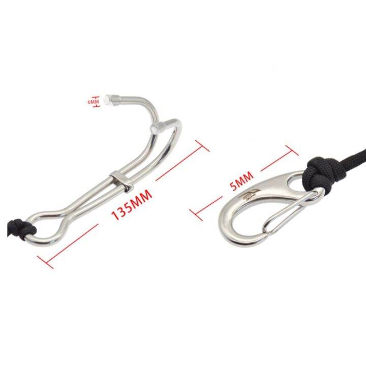 keep-diving-scuba-diving-double-dual-stainless-steel-reef-drift-hook-with-line-and-clips-hook-for-current-dive-underwater