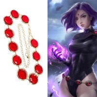 【LZ】♀  Super-heróis The Raven Cintos Cosplay para Mulheres Anime Cinto de Cosplay Cadeia Pedra Trajes de Halloween Acessórios Jovens Titãs