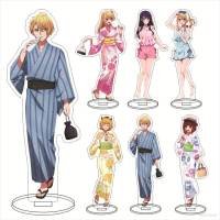 Oshi no Ko Figure Model Toy Acrylic Anime Plate Holder Kimono Bathrobe Ruby Hoshino Ai Aquamarine Arima Kana Home Decor