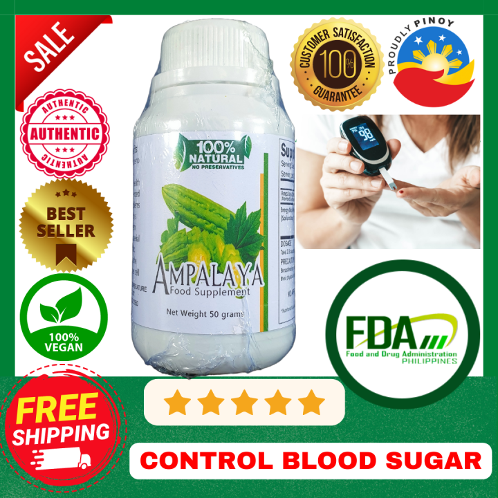 AMPALAYA CAPSULE NATURAL HERB FOOD SUPPLEMENT 100 CAPSULES Natural and