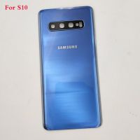 【✴COD✴】 jiejiu65879742 สำหรับ Samsung Galaxy S10 S10e S10plus S10 S10 5G G973 G975ที่คลุมปลอกหุ้มช่องหลังแผงเคสที่มีเลนส์กล้องถ่ายรูป