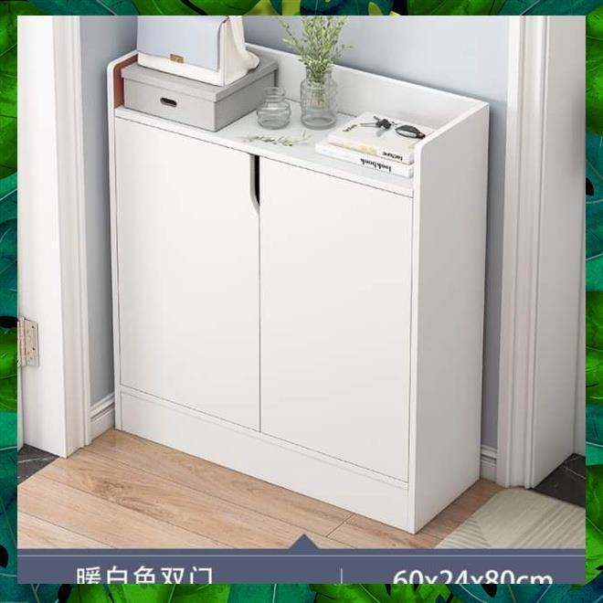 White Nordic Laminated MDF Wood with Doors Lazada PH