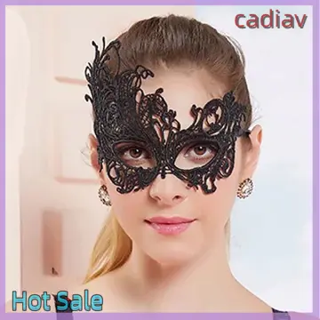 Halloween Party Mask with Holding Stick Evening Prom Masquerade