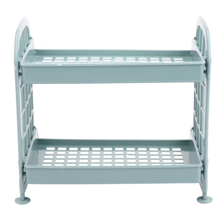 storage-shelves-plastic-small-storage-shelves-2-tier-shelf-shelving-kitchen-shelf-bathroom-organizer-nordic-blue