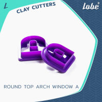 Arch Window Shape Clay Cutter/ Clay Tools/ Clay Earring Cutter/ Plastic Polymer Cutter/ Polymer Clay Cutter/ แม่พิมพ์กดดินสำหรับทำต่างหู/ แม่พิมพ์กดดินโพลิเมอร์รูปทรงอาร์ชวินโด้