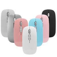 2.4Ghz Wireless Rechargeable Mouse Mute Ergonomic Computer Optical Mice for Home Office Wireless Mouse Basic Mice