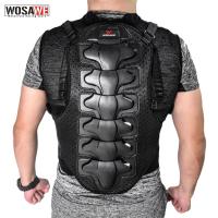 WOSAWE Motorcycle Jacket Men Full Body Armor Motocross Racing Gear Chest Protection Off-road Anti-drop Jacket